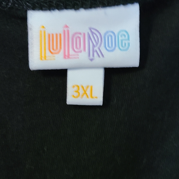 LuLaRoe Black Tank Top size 3XL - Picture 2 of 2